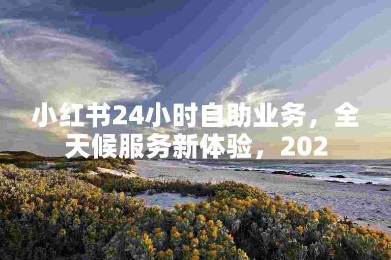 小红书24小时自助业务，全天候服务新体验，2025必备技能！