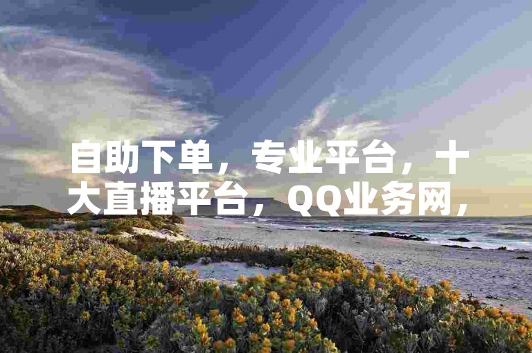 自助下单，专业平台，十大直播平台，QQ业务网，24小时低价服务。