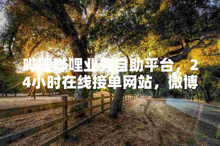 哔哩哔哩业务自助平台，24小时在线接单网站，微博小白号批发。