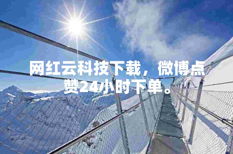 网红云科技下载，微博点赞24小时下单。