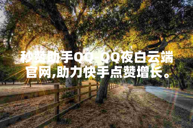 秒赞助手QQ-QQ夜白云端官网,助力快手点赞增长。