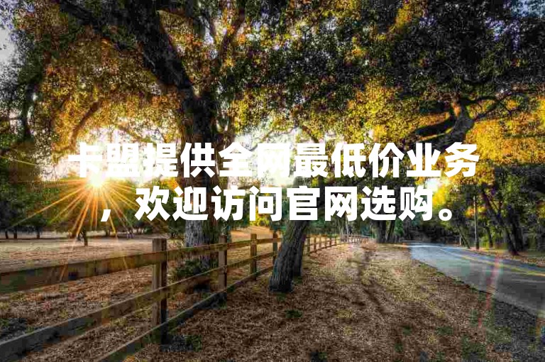 卡盟提供全网最低价业务，欢迎访问官网选购。
