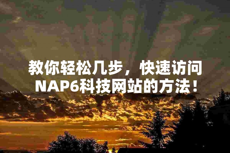 教你轻松几步，快速访问NAP6科技网站的方法！